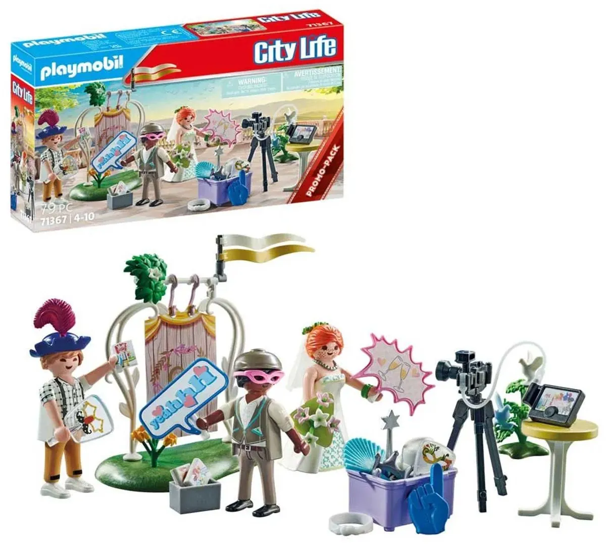Playmobil City Life Bruidspaar met Camera 71367 - Multicolor