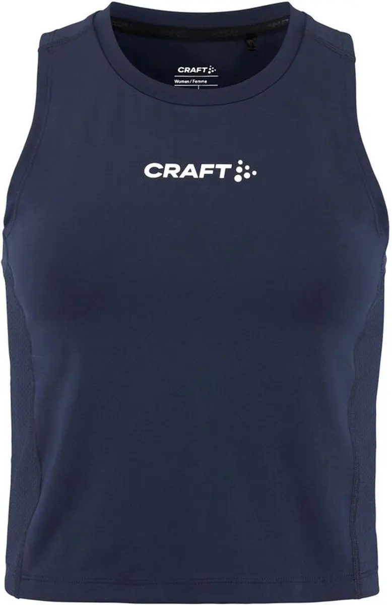 Craft Rush 2.0 Crop Top Dames - Marine - XXL