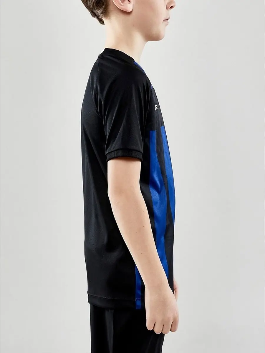 Craft Progress 2.0 Stripe Shirt Kinderen - Zwart - Maat 158/164