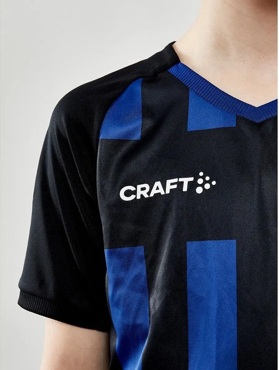 Craft Progress 2.0 Stripe Shirt Kinderen - Zwart - Maat 158/164