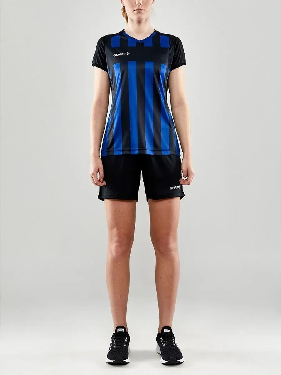 Craft Progress 2.0 Stripe Shirt Dames - XXL - Zwart