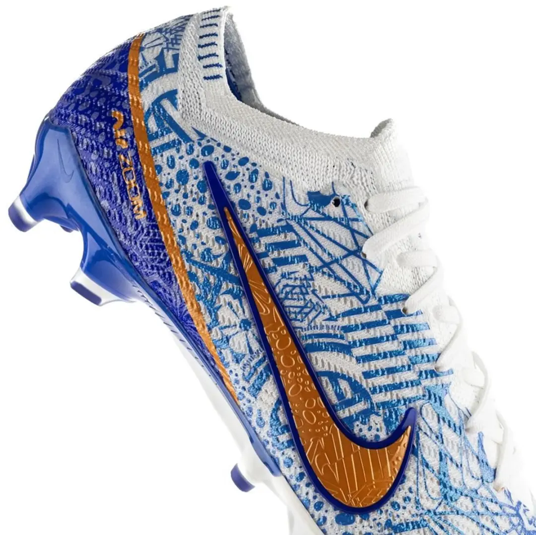 Nike Zoom Mercurial Vapor Elite CR7 AG-PRO Voetbalschoenen 39 - Wit/Blauw