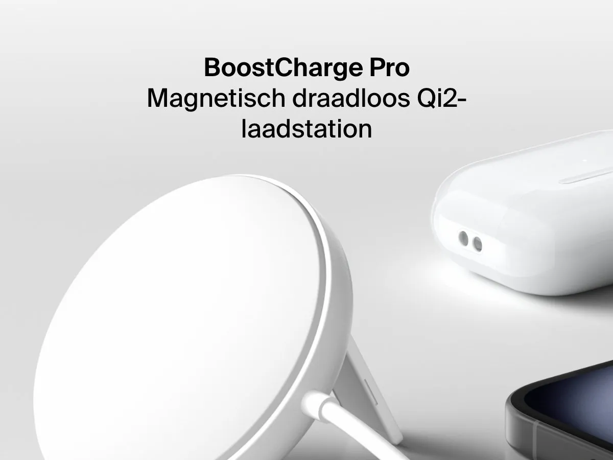 Belkin WIA011hqWH Magnetisch Draadloos Laadstation 15W - Wit
