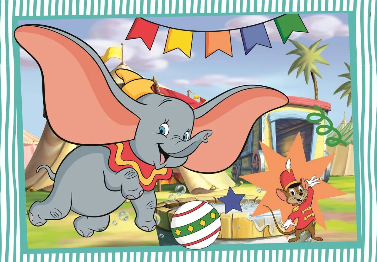 Clementoni Disney Classic Puzzel 60 Stuks - 40 Stuks (2x20)
