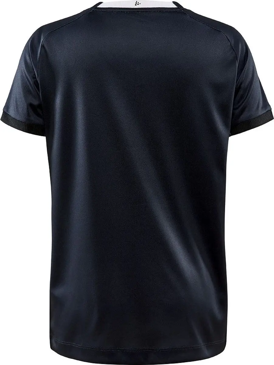 Craft Progress 2.0 Stripe Shirt Kinderen - 122/128 - Zwart/Wit