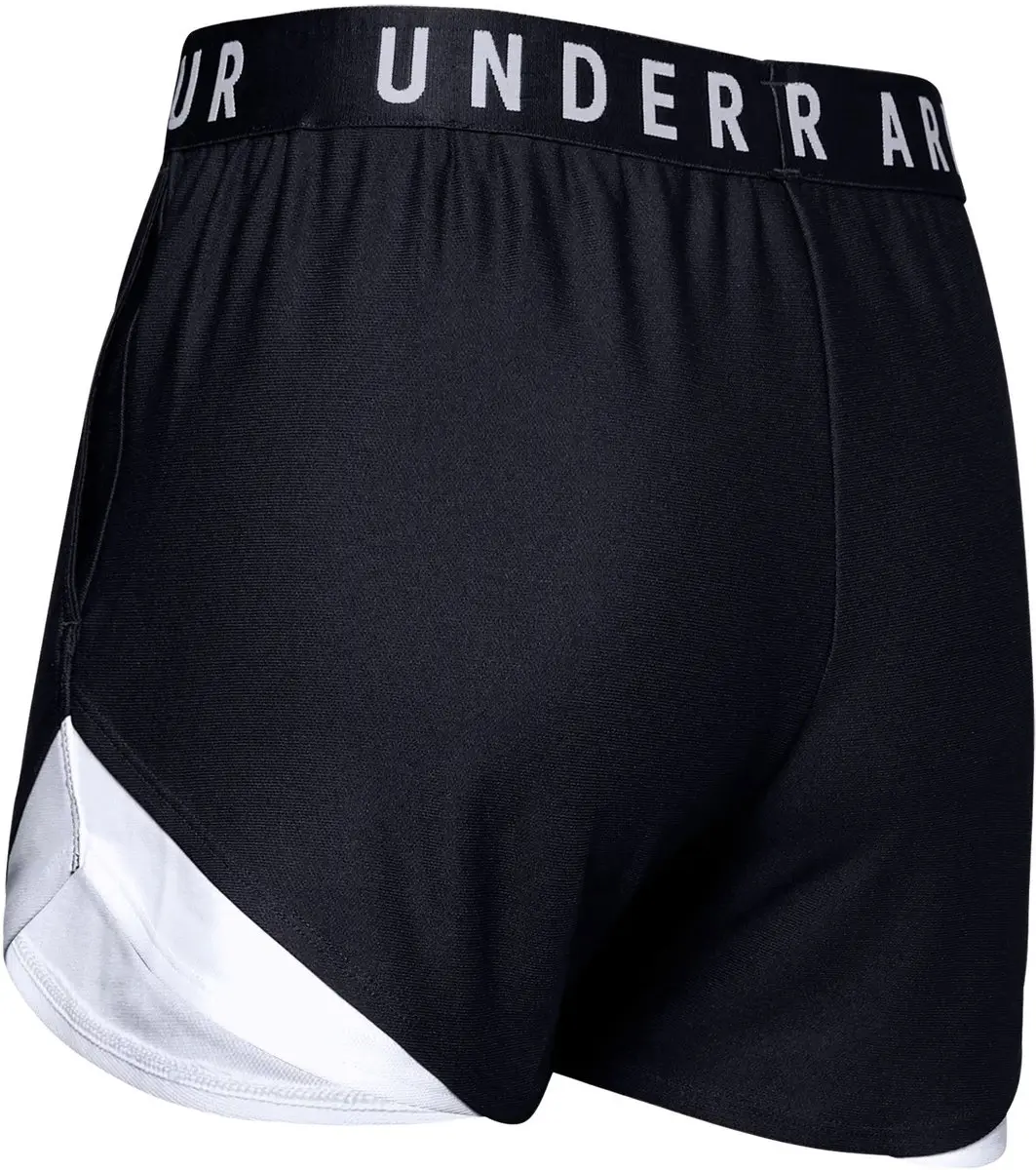 Under Armour Play Up Shorts 3.0 Dames Sportbroek XL - Zwart/Wit
