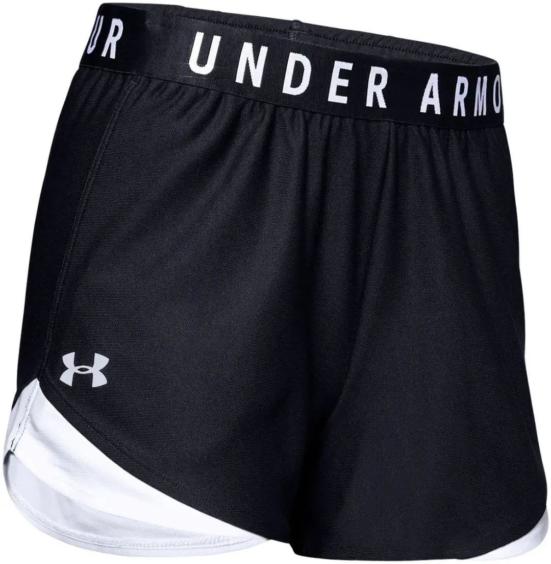 Under Armour Play Up Shorts 3.0 Dames Sportbroek XL - Zwart/Wit - afbeelding 6 van 6