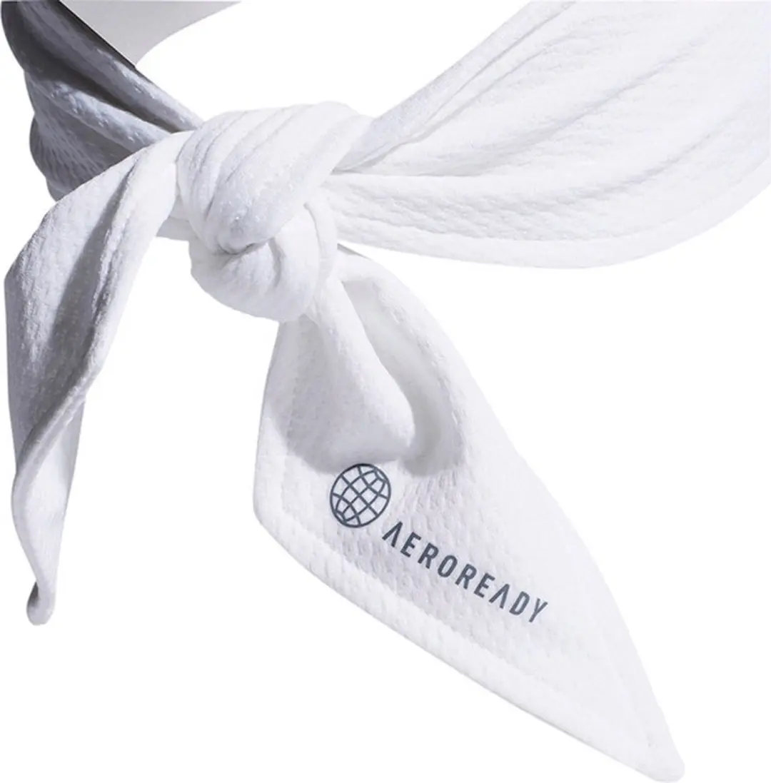 adidas Tennis Hoofdband Unisex - One Size - Wit/Zwart