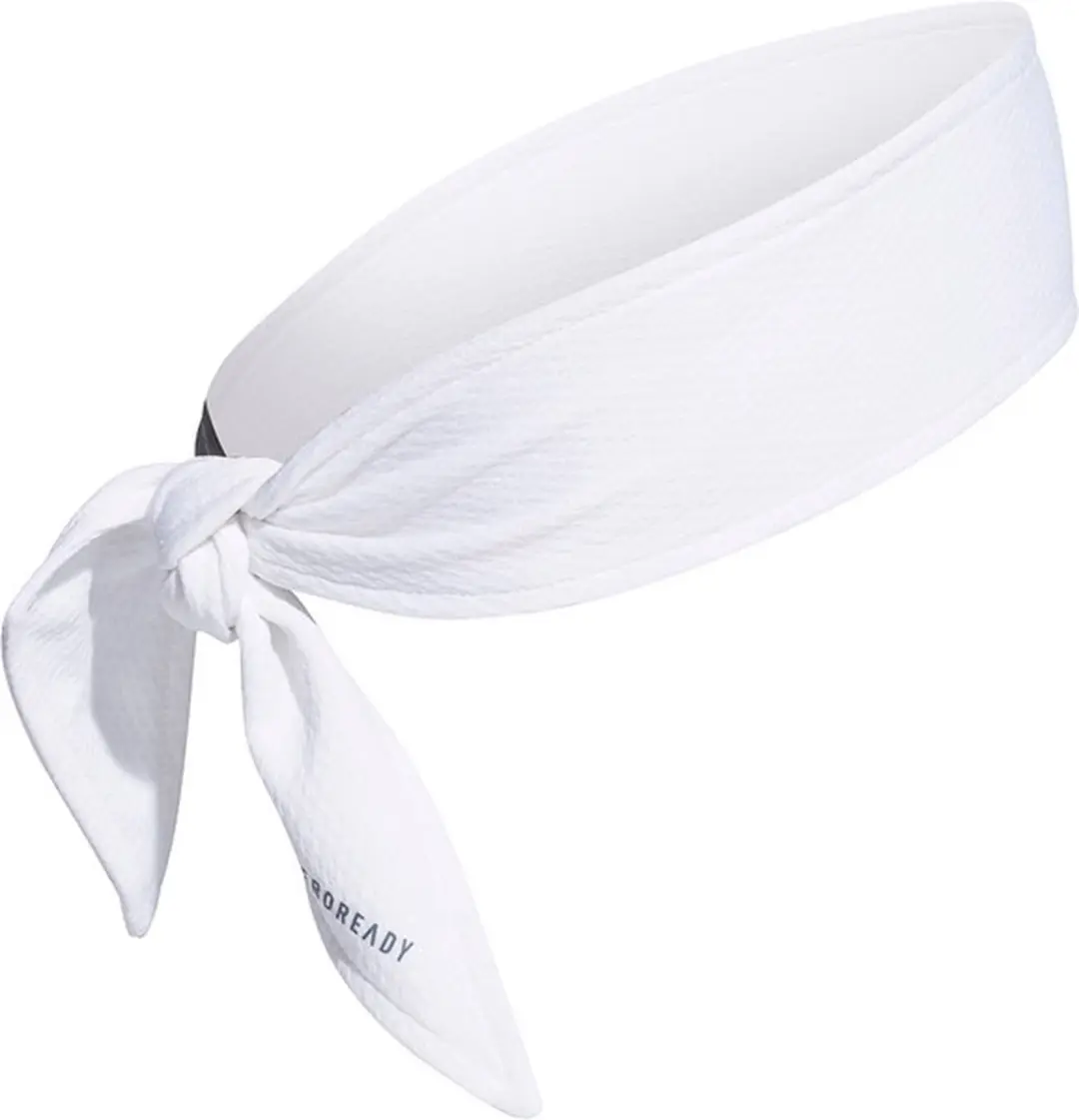 adidas Tennis Hoofdband Unisex - One Size - Wit/Zwart