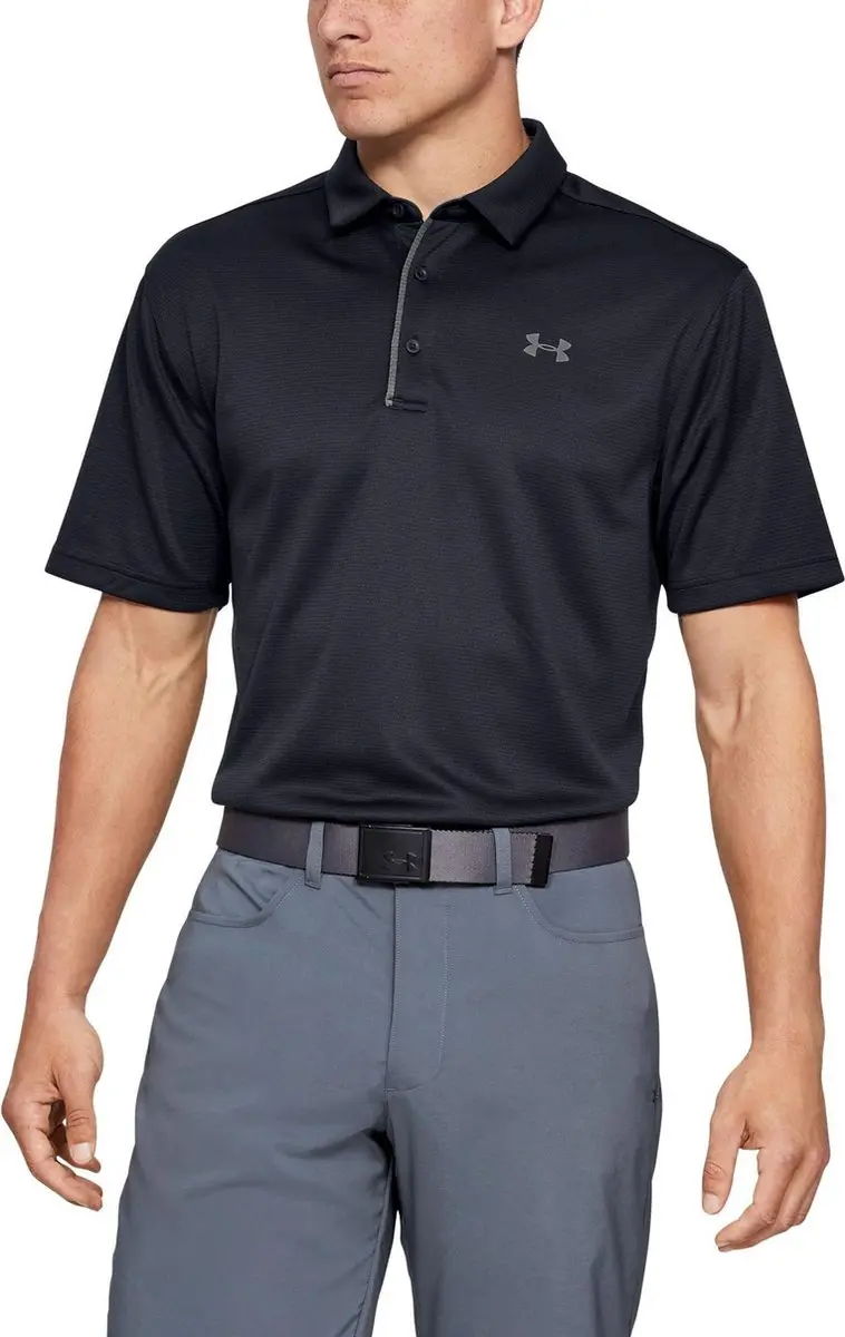 Under Armour Tech Polo Shirt Heren - M - Zwart