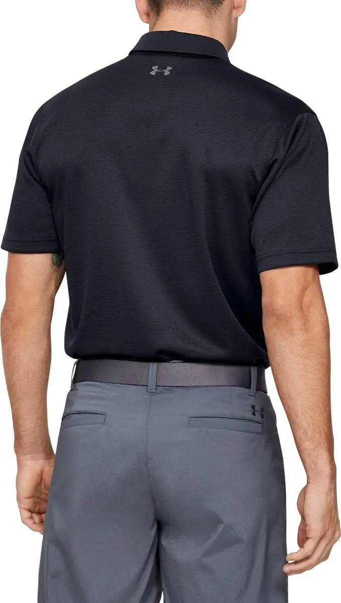 Under Armour Tech Polo Shirt Heren - M - Zwart