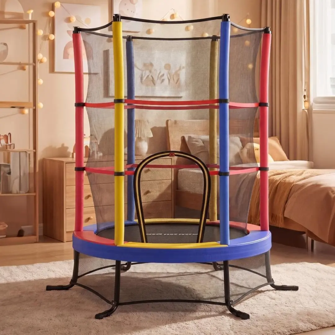 Songmics Kindertrampoline 174cm - Meerkleurig - afbeelding 3 van 6