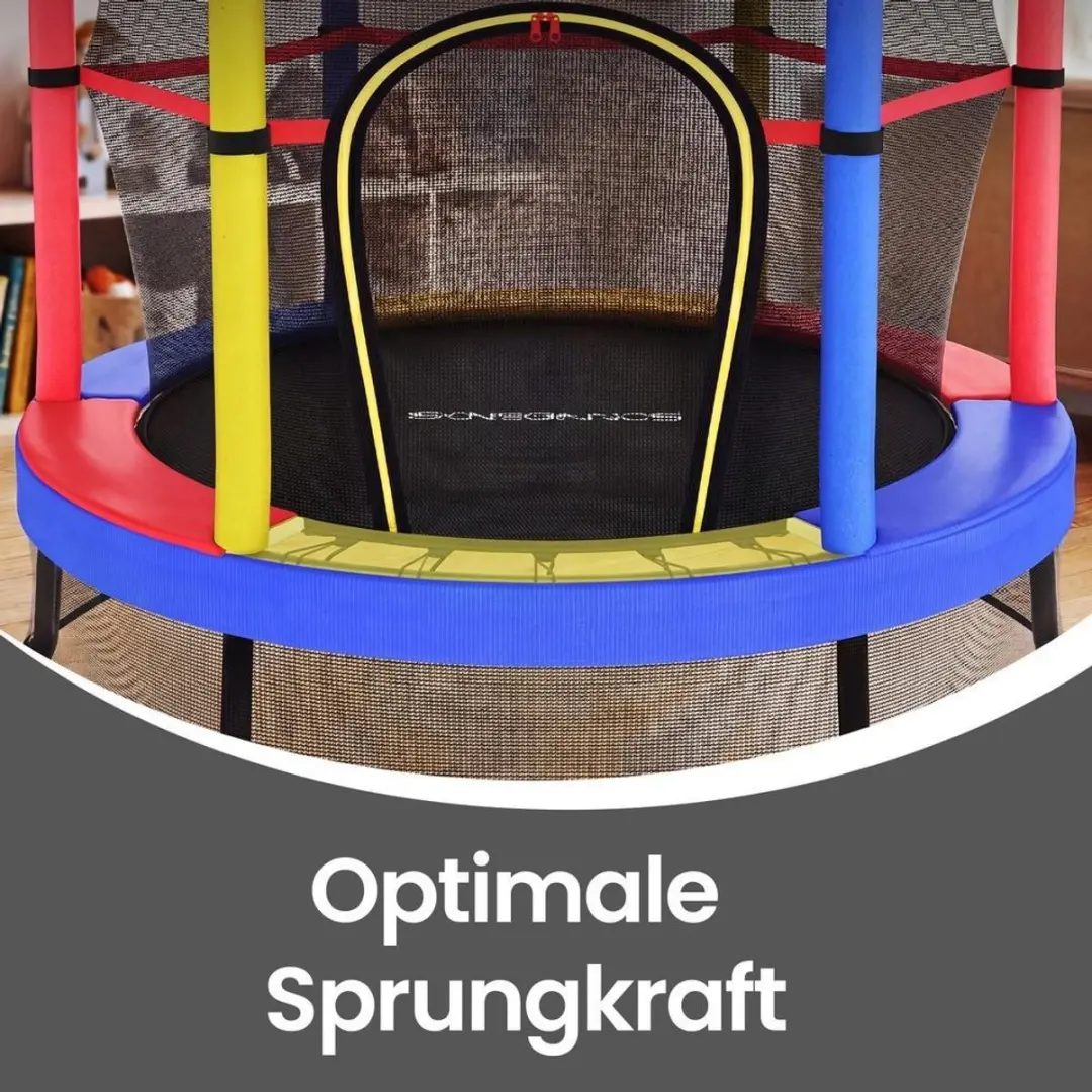 Songmics Kindertrampoline 174cm - Meerkleurig - afbeelding 5 van 6