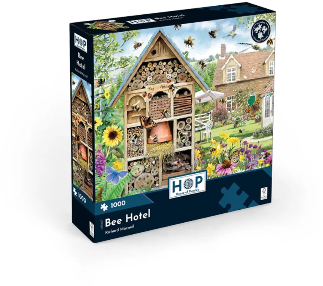 House Of Puzzles Bee Hotel 1000 Stuks Puzzle - Meerkleurig