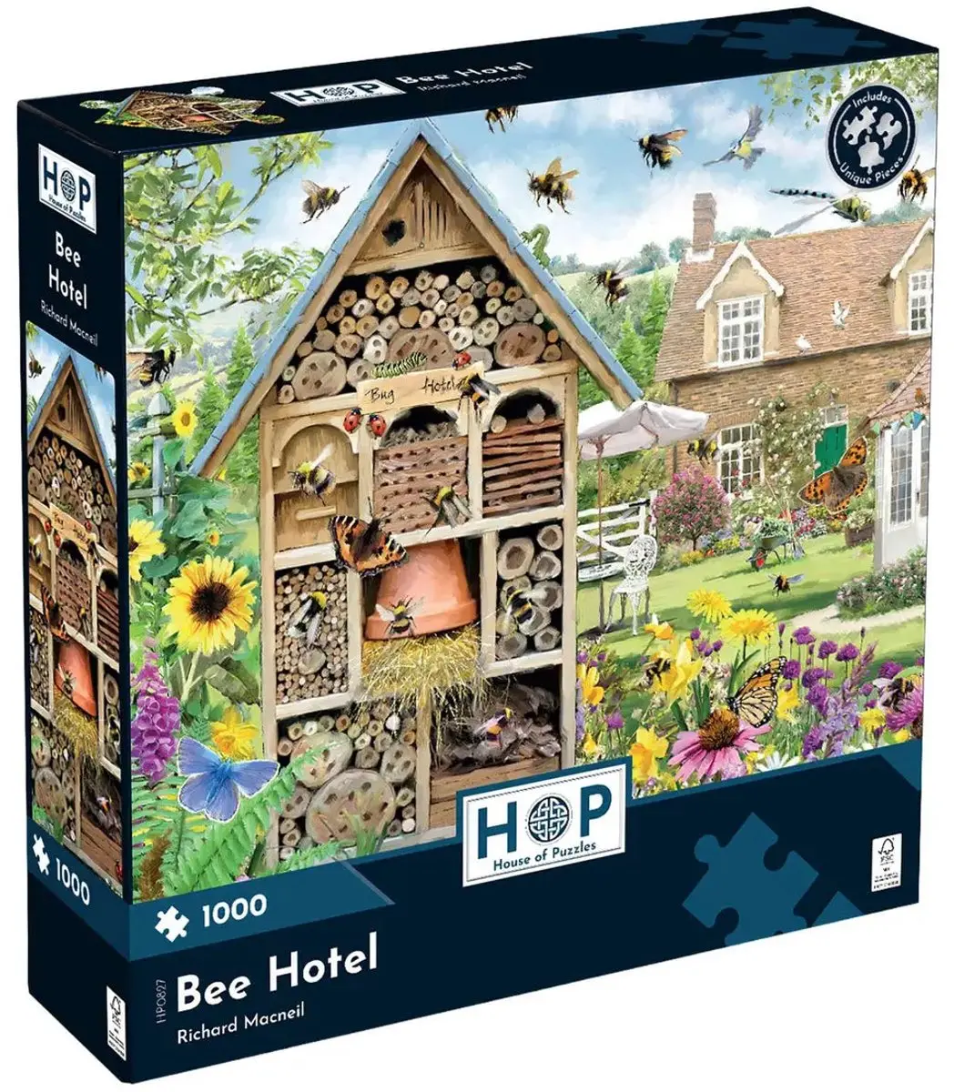 House Of Puzzles Bee Hotel 1000 Stuks Puzzle