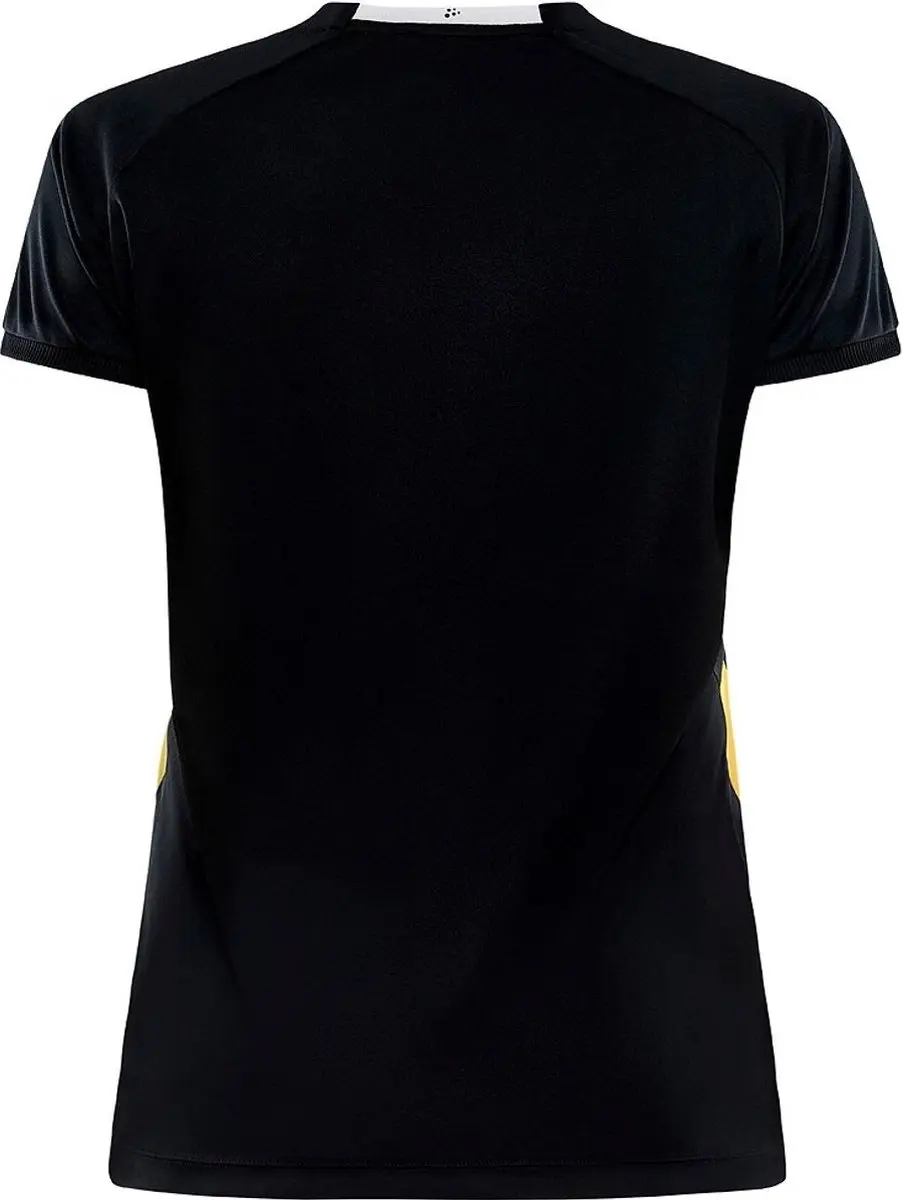 Craft Progress 2.0 Stripe Shirt Dames - Geel/Zwart S