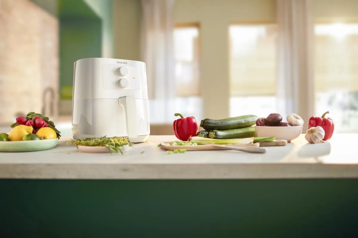 Philips Airfryer Essential 3000 HD9200/10 - 4,1L - 1400W - Wit/Grijs - afbeelding 6 van 6