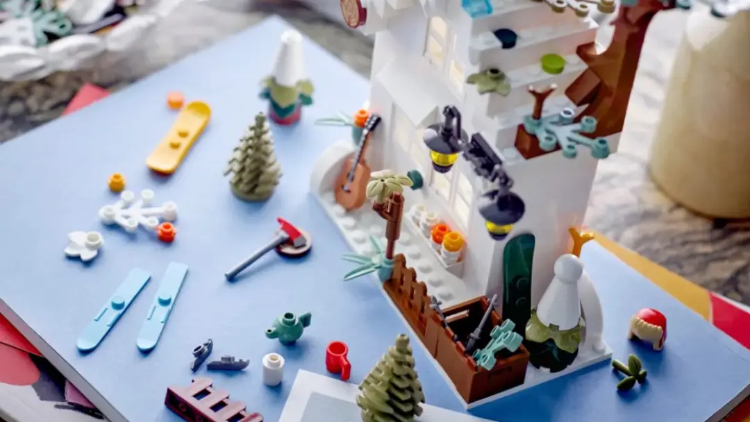 LEGO 40610 VIP Winterplezier Uitbreidingspakket - 142 Stukken - Multicolor
