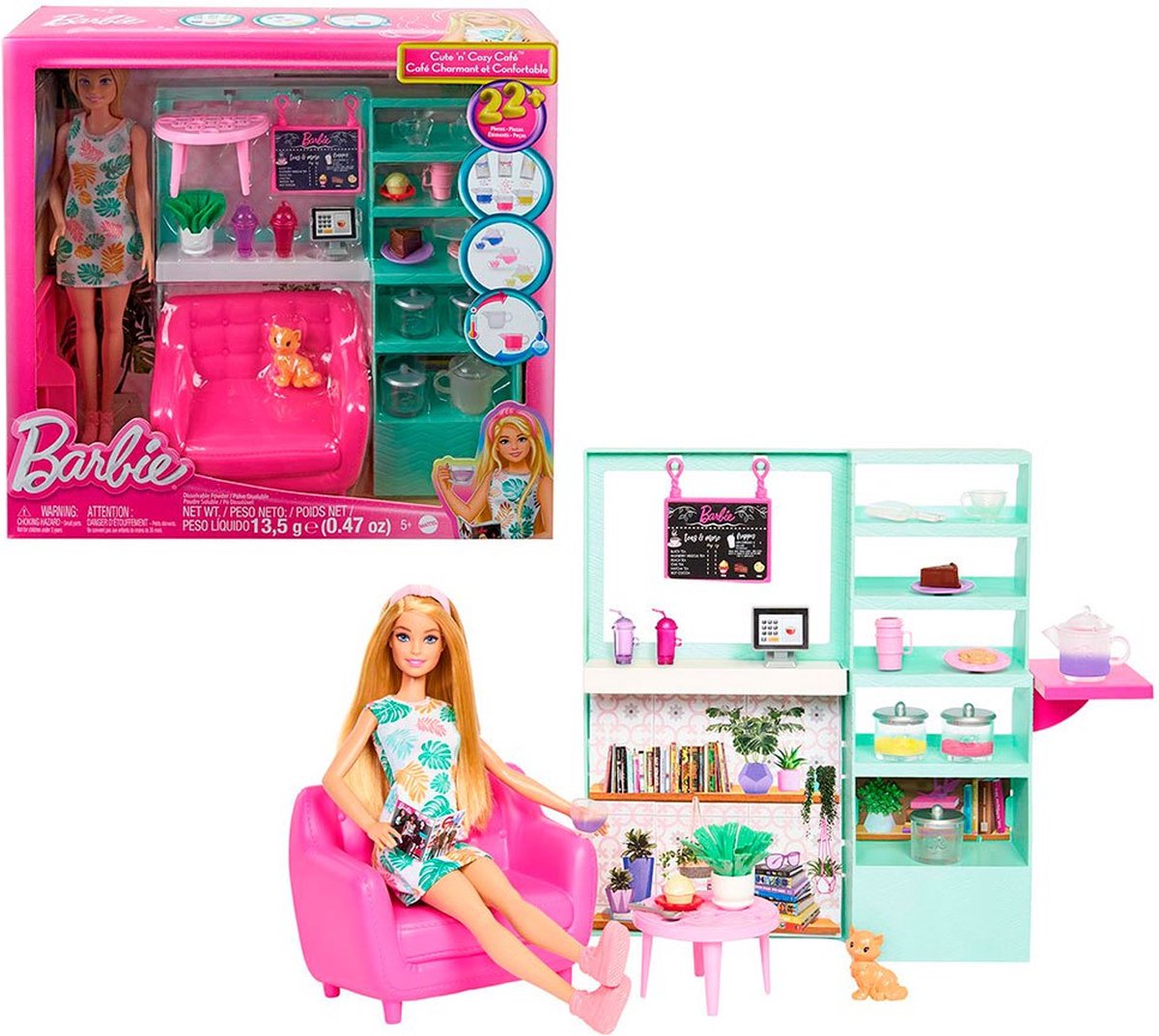 Barbie - Welzijn Cafetaria Roze - Barbiepop