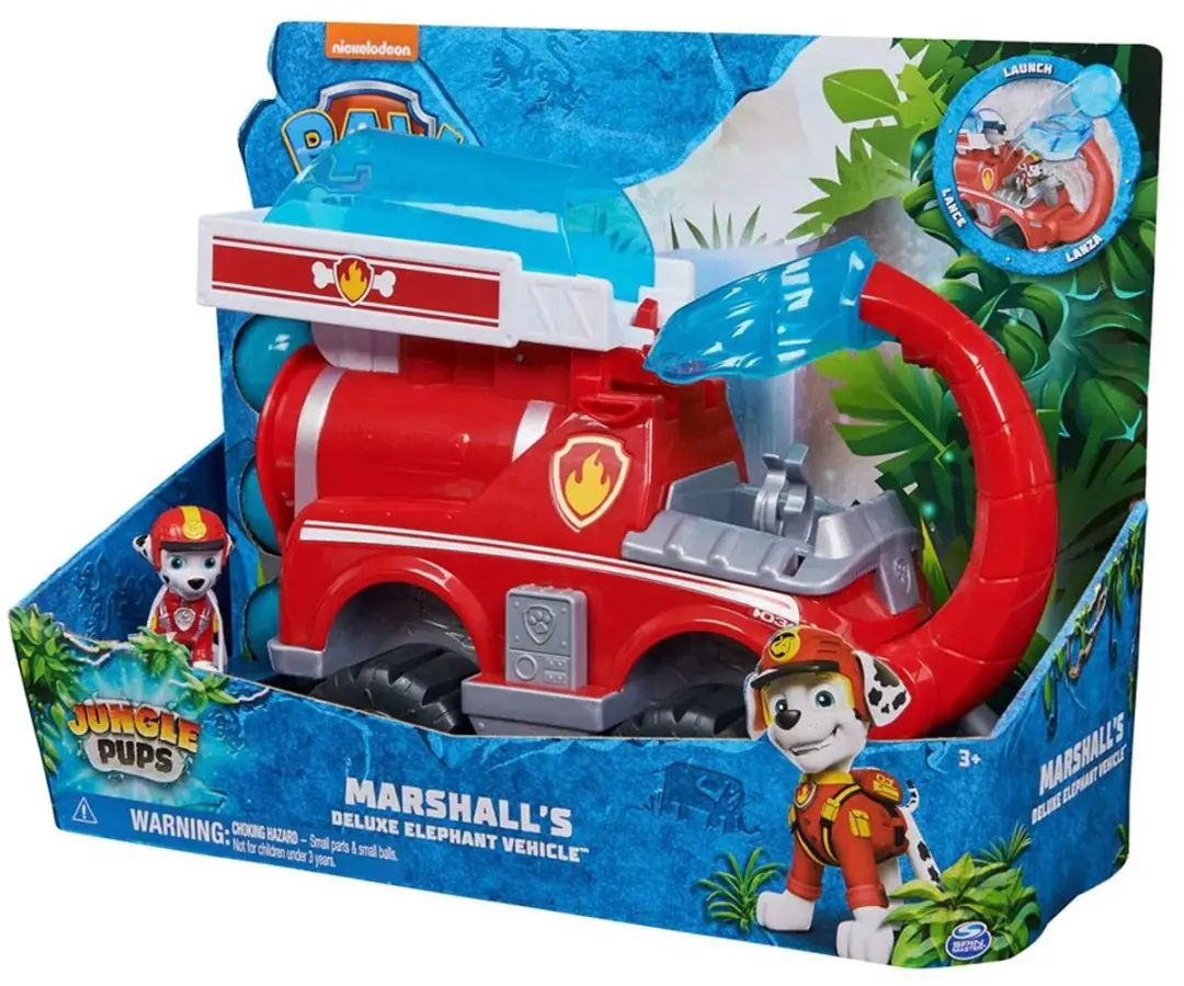 PAW Patrol Jungle Pups Marshall Olifant-brandweerwagen 6068023 - Marshall