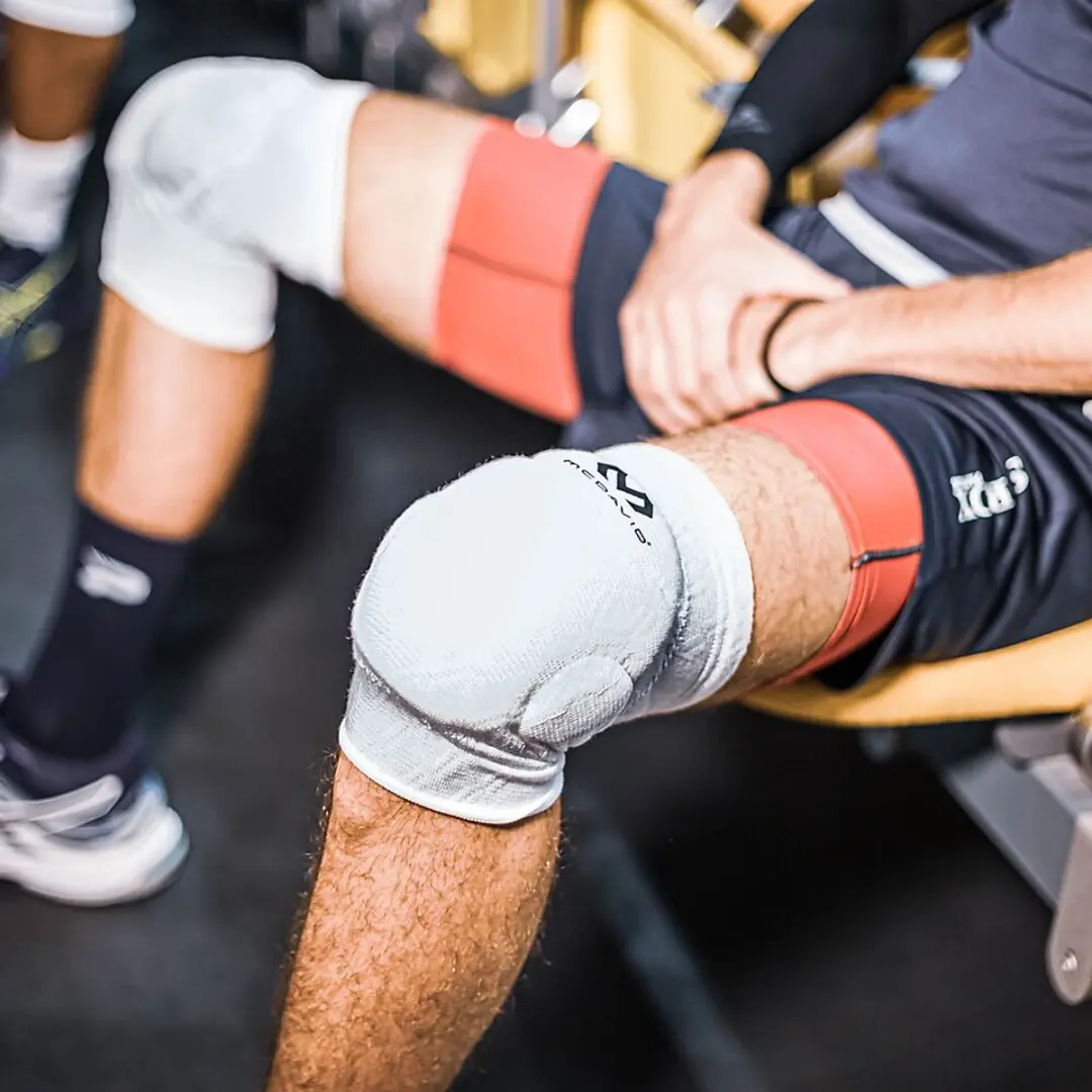 McDavid Volleybal Flex Force Kniebeschermers L - Wit