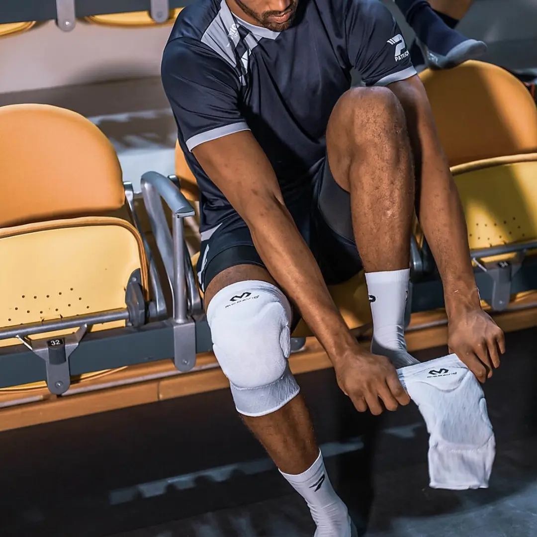 McDavid Volleybal Flex Force Kniebeschermers L - Wit - afbeelding 6 van 6