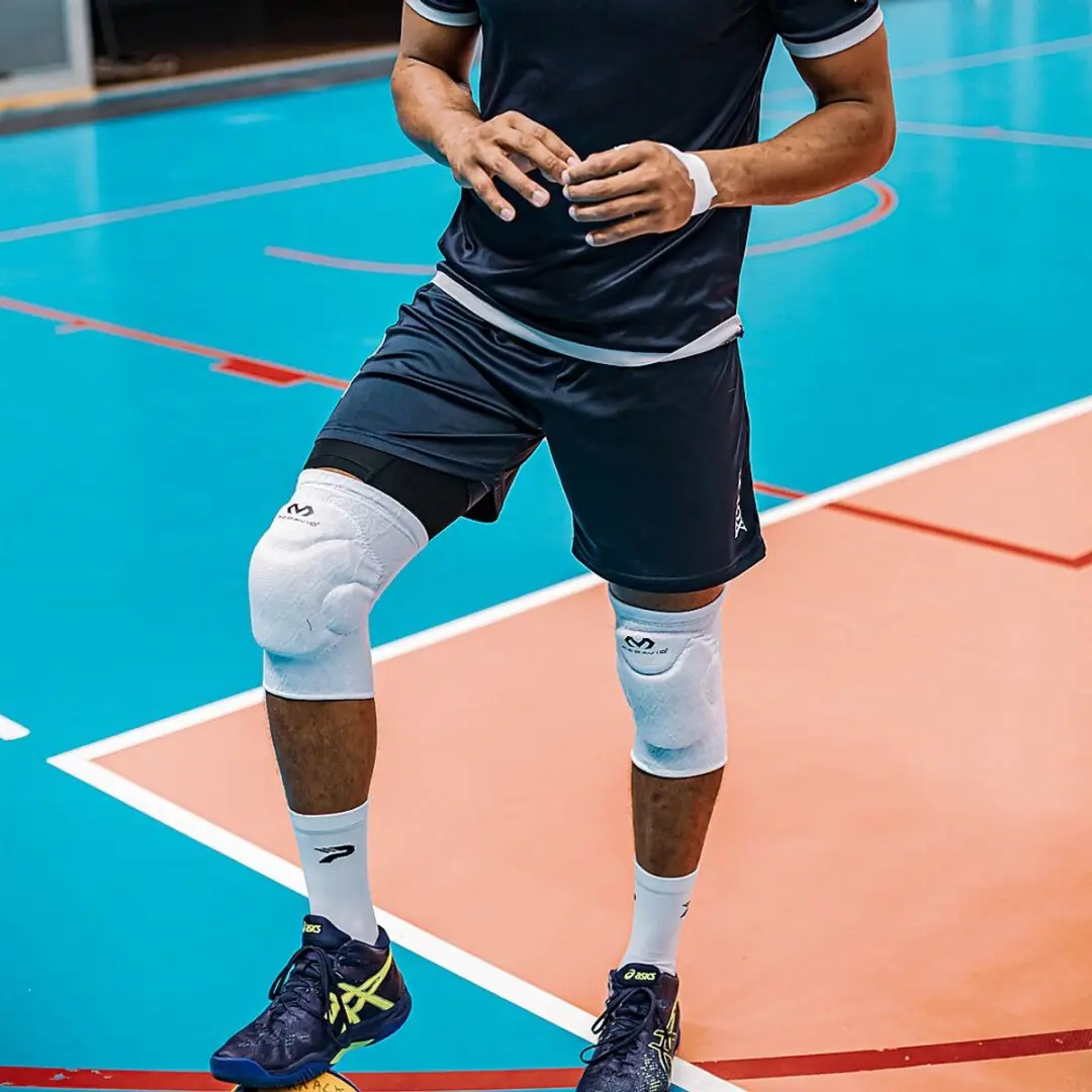McDavid Volleybal Flex Force Kniebeschermers L - Wit