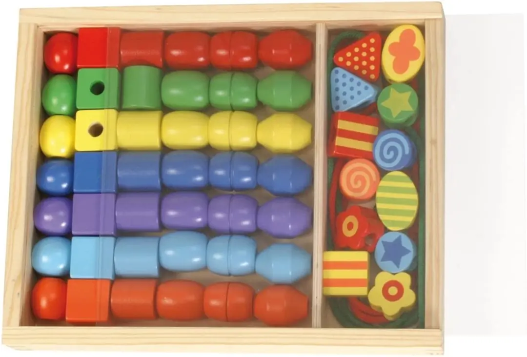 Lena Grote Houten Kralen Cassette