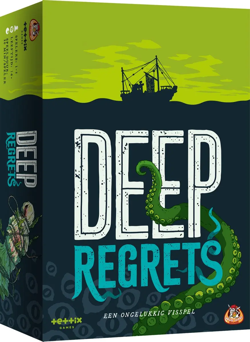 White Goblin Games Deep Regrets Horror Visspel WGG2603