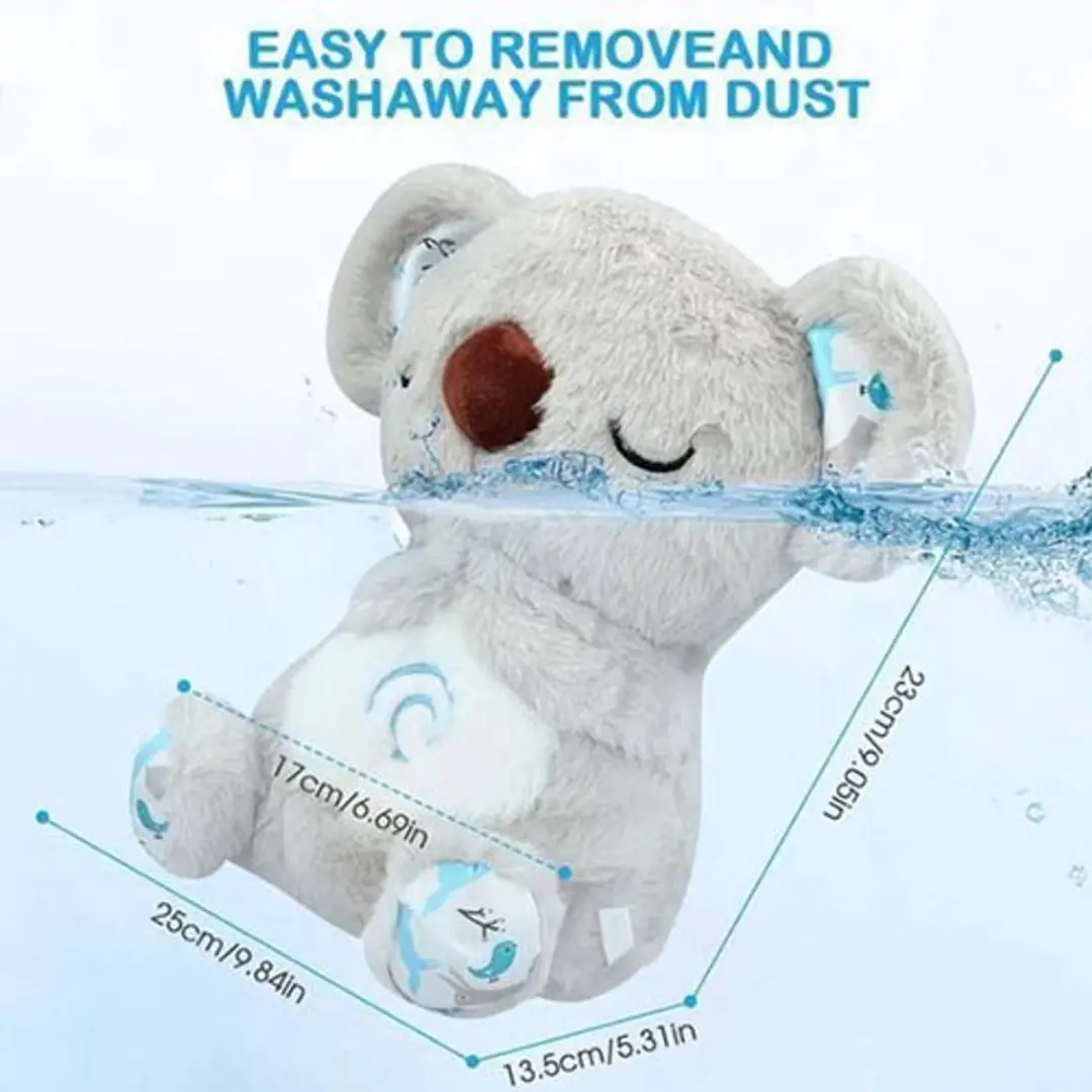 ECTEATOY Sogiol Breathing Koala Knuffel - Grijs
