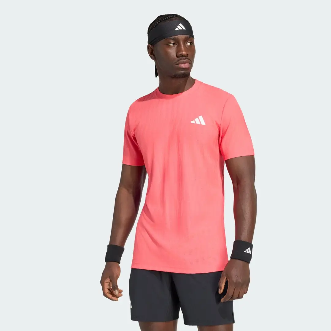 Adidas Performance Climacool+ Airchill Freelift Tennis-T-Shirt KR0499 - Roze - afbeelding 6 van 6