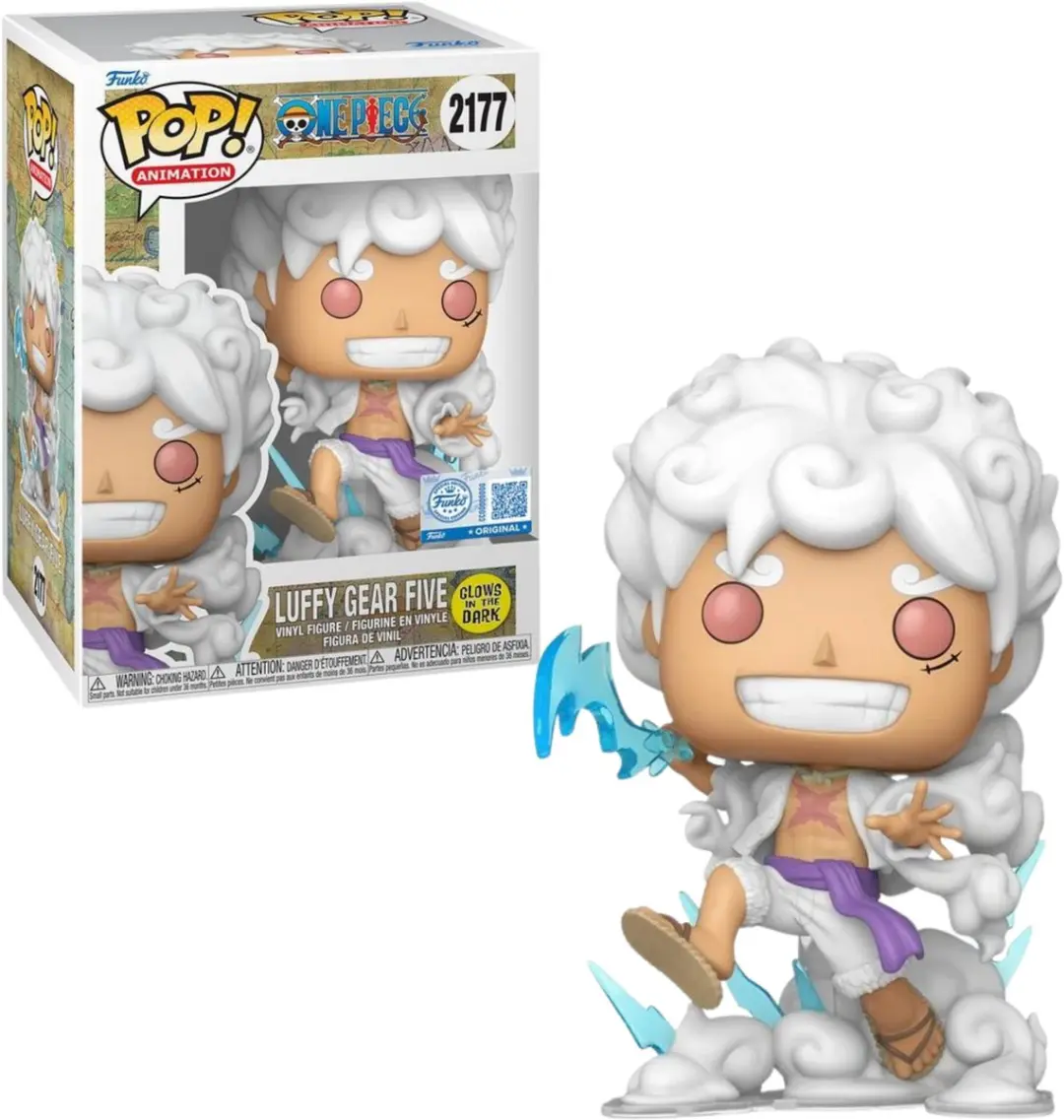 Funko POP! One Piece Luffy Gear 5 GITD Exclusief