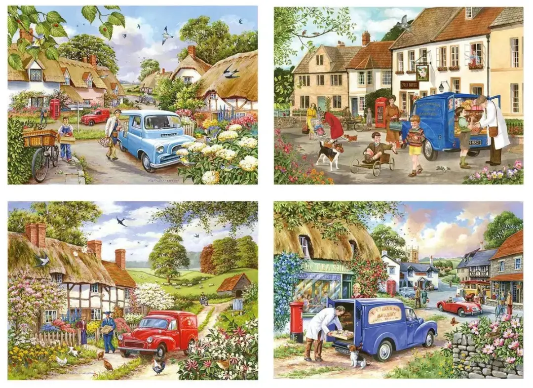 House Of Puzzles Village Life Puzzle HP0823 - 4500 Stuks - Meerkleurig