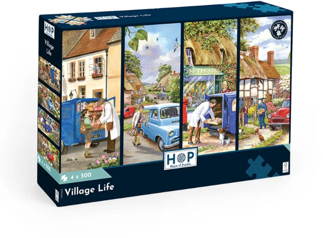 House Of Puzzles Village Life Puzzle HP0823 - 4500 Stuks - Meerkleurig