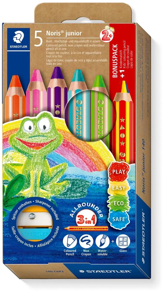 STAEDTLER Noris Junior 3-in-1 Potloden