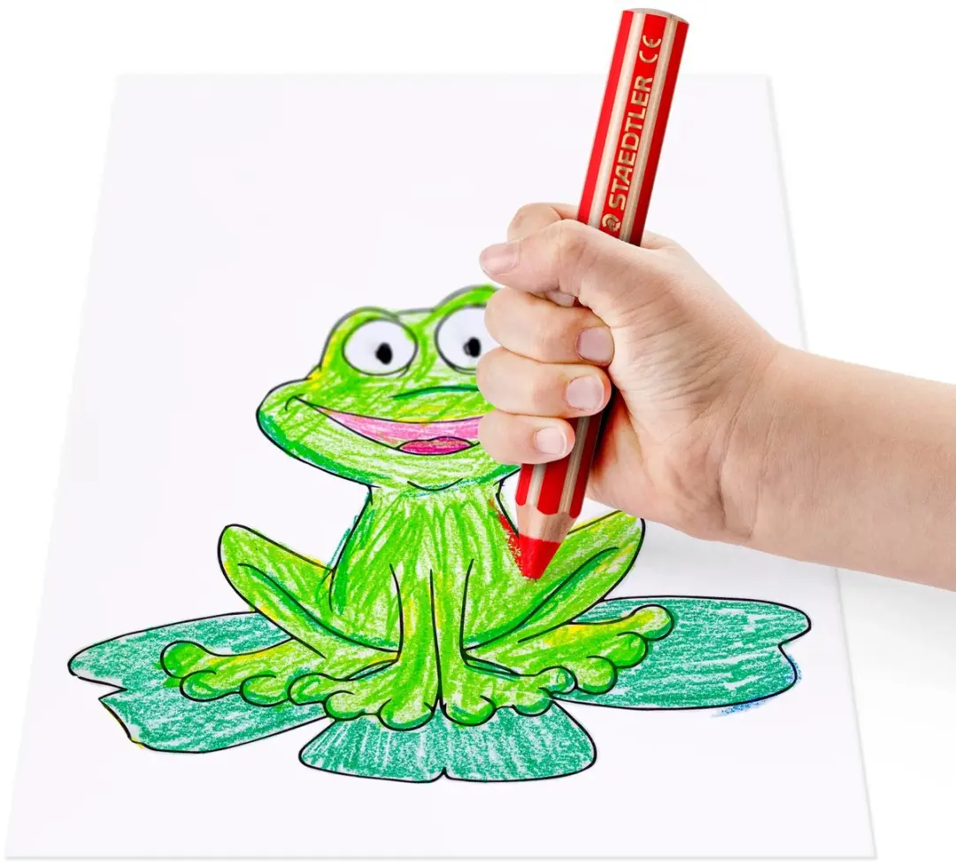 STAEDTLER Noris Junior 3-in-1 Potloden - 7 Stuks Multicolor