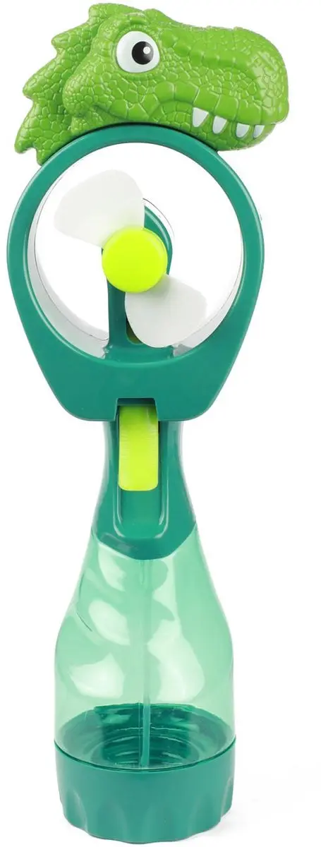 Toi-Toys Dinosaurus Handventilator met Sproeier - Meerkleurig