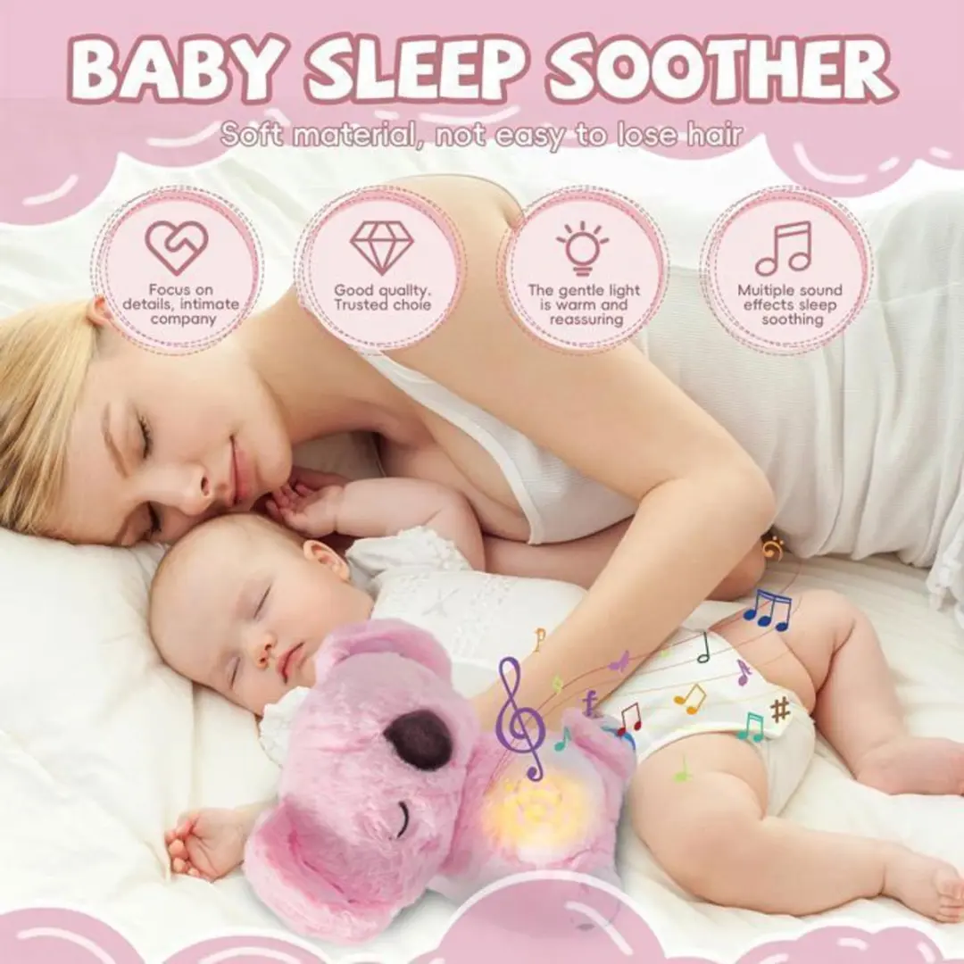 ECTEATOY Sogiol Breathing Koala Knuffel - Roze