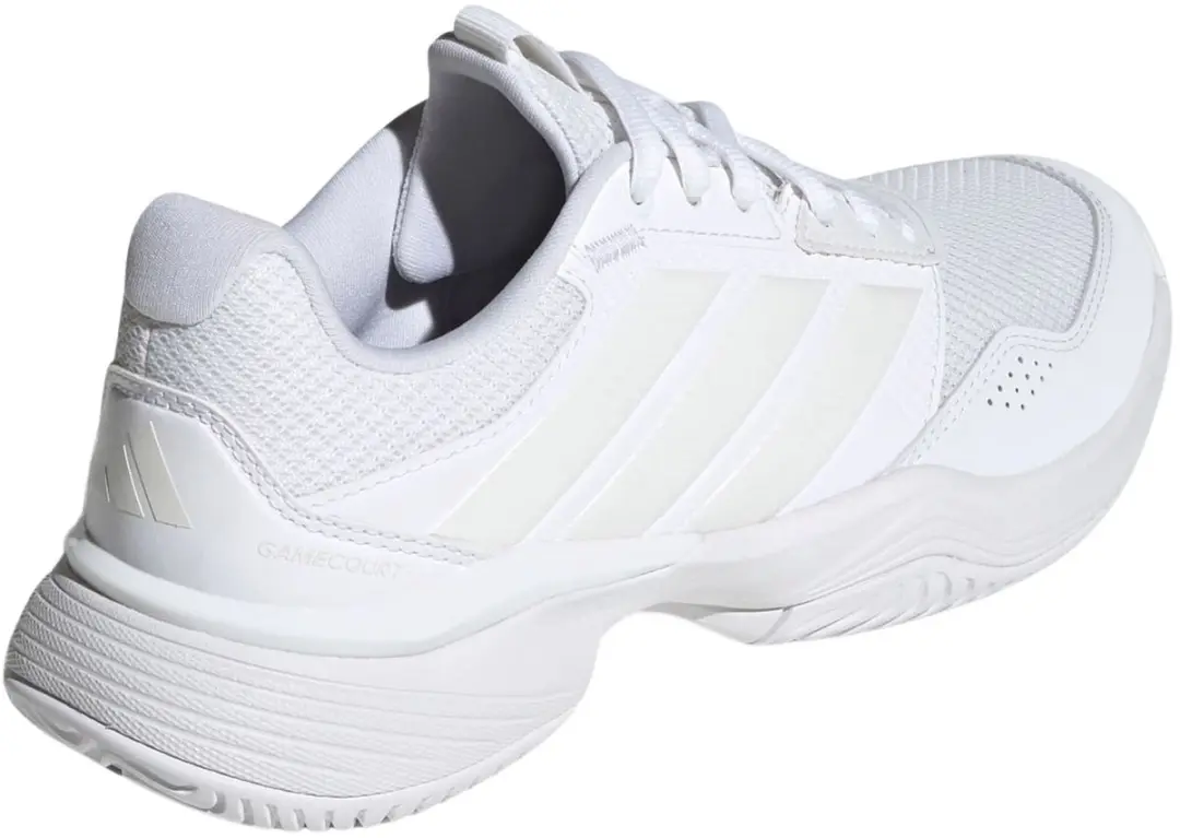 Adidas Gamecourt 3 Tennisschoenen Dames - 41 1/3 - Wit/Zilver