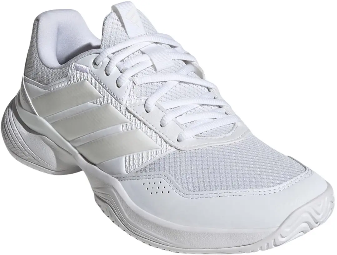 Adidas Gamecourt 3 Tennisschoenen Dames - 41 1/3 - Wit/Zilver