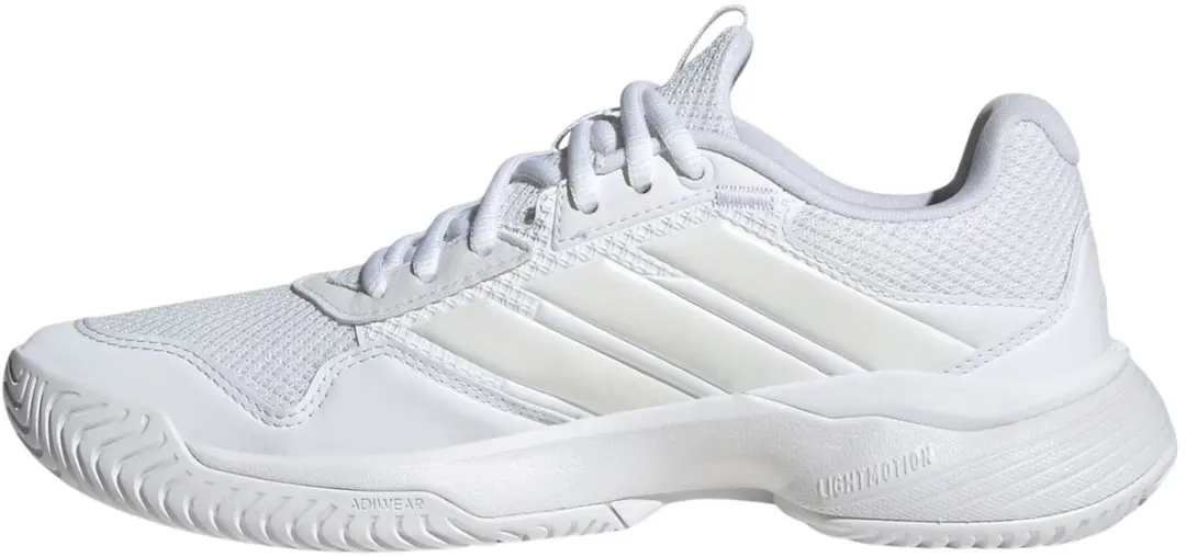 Adidas Gamecourt 3 Tennisschoenen Dames - 41 1/3 - Wit/Zilver