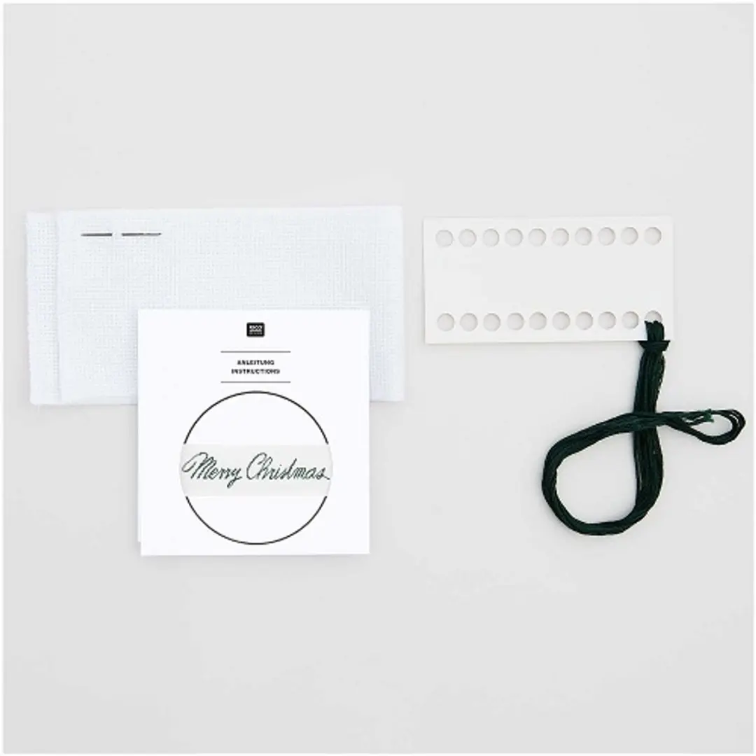 Rico Design Merry Christmas Borduurpakket 100187