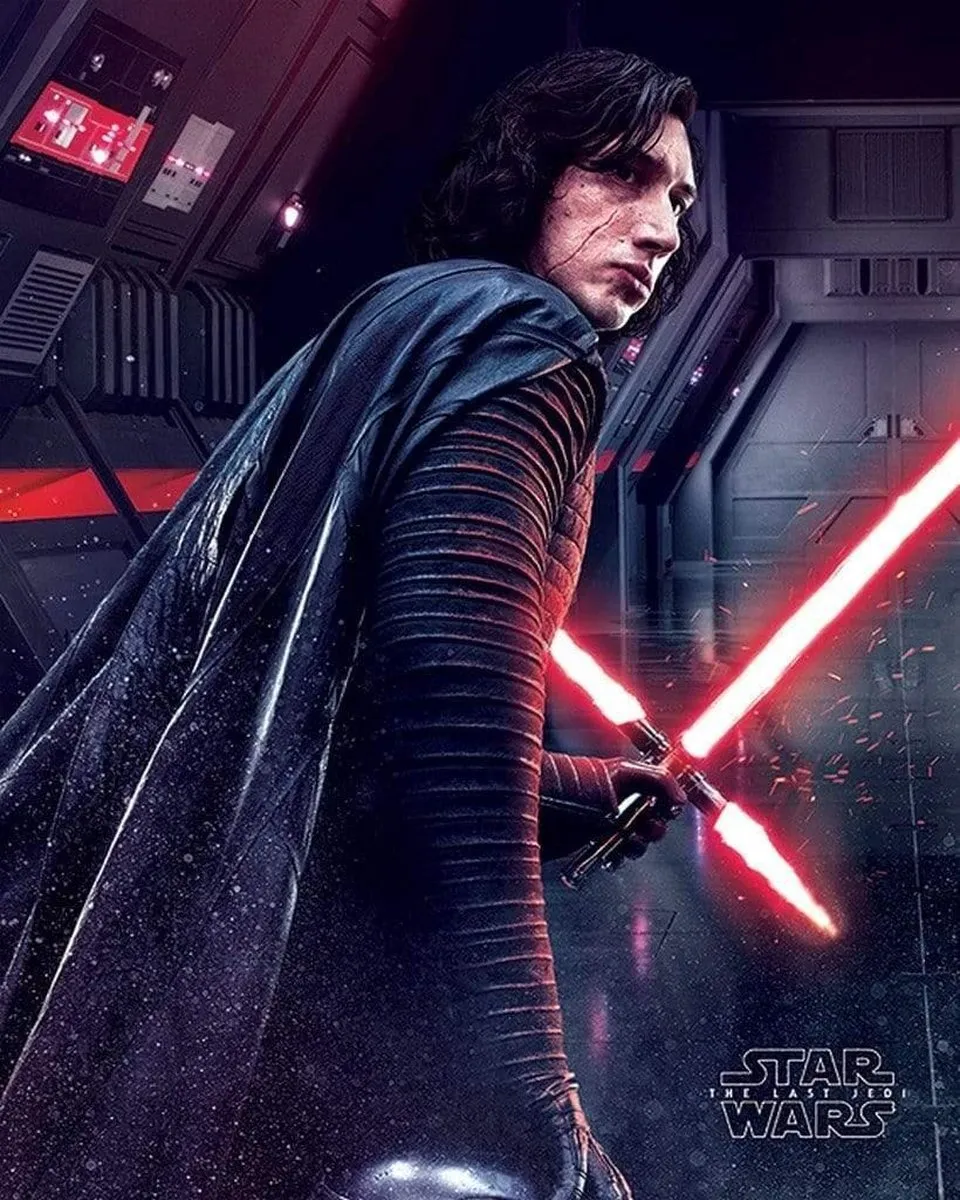 Star Wars Kylo Ren Rage Poster 40x50cm