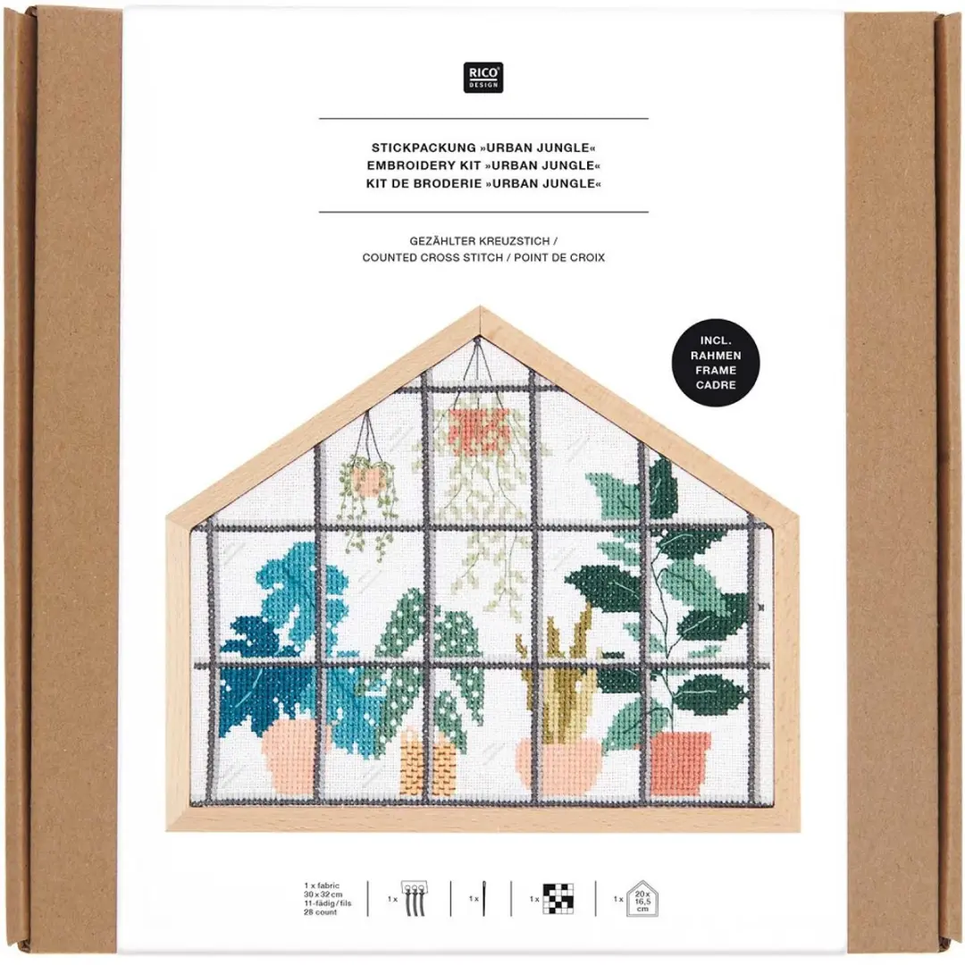 Rico Design Urban Jungle Borduurpakket 100214