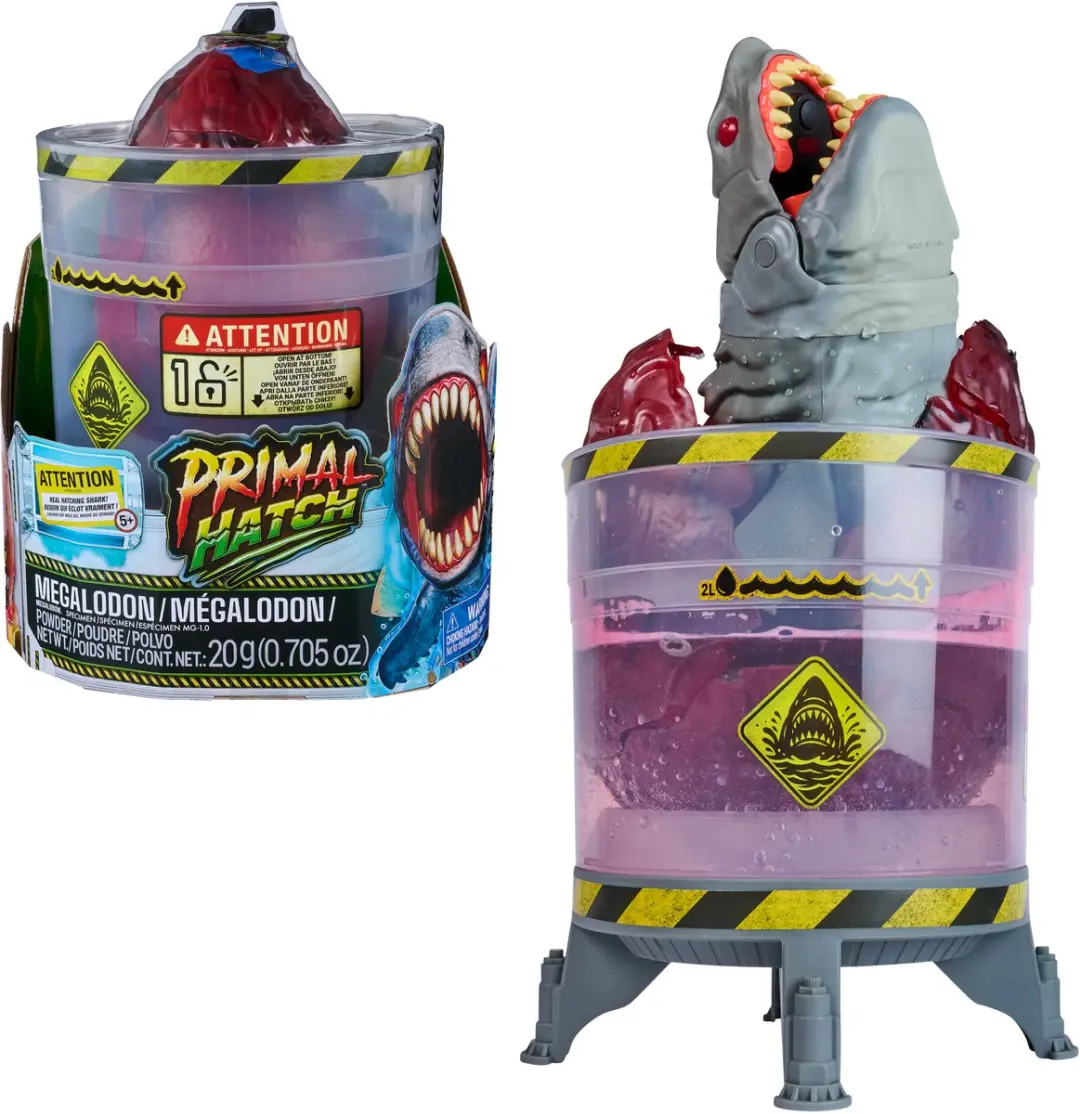 Spin Master Primal Hatch Megalodon Broedei Haaienspeeltje