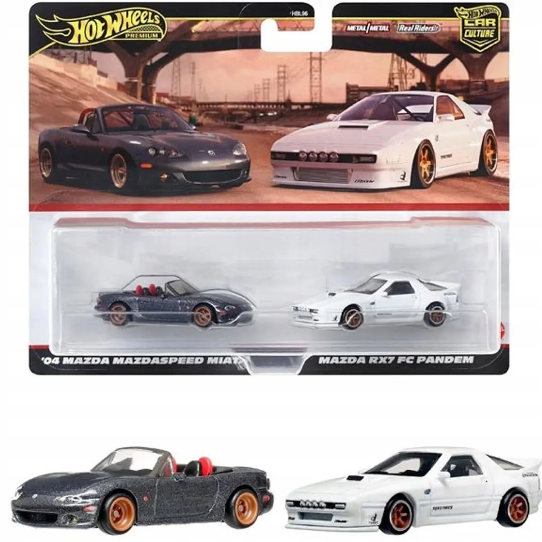 Hot Wheels Mazda RX-7 FC Pandem & Miata Mazdaspeed 2-Pack