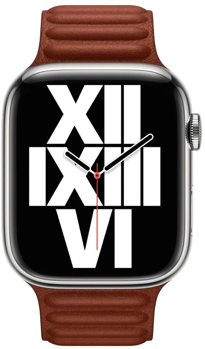 Apple Watch S/M Bandje Leer Omber