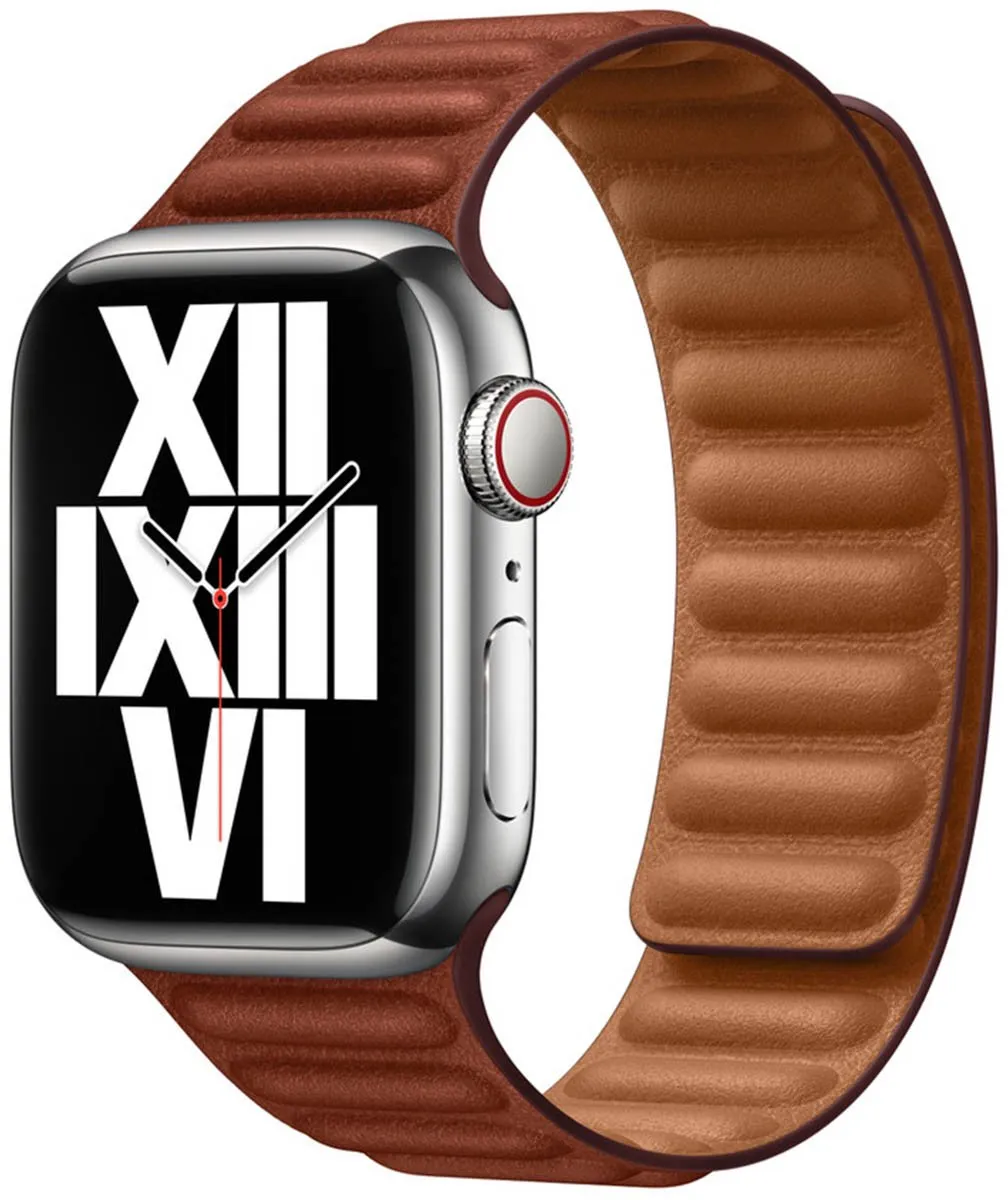 Apple Watch S/M Bandje Leer Omber