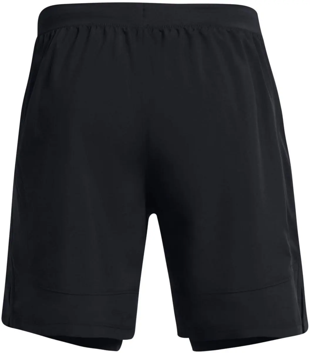 Under Armour UA Launch 7" 2-in-1 Shorts - Zwart - Reflective - afbeelding 6 van 6