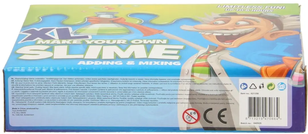 VAN MANEN Professor Slime Mega Fun Set - Meerkleurig